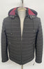 4901 Clearance - Men's Quilted Softshell Bomber Jacket w/leather trims