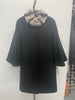 4482 Clearance -  Ladies' Wool Coat w/Rabbit fur collar - Size 42 (12)