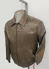 4730 Clearance - Men's Bomber in Olive Marbre Lamb w/Pyramid Lamb Trims - Size 42