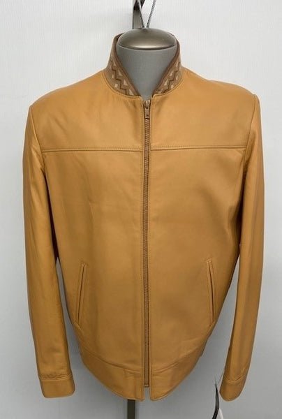 4872 Clearance - Men's Baseball Jacket with Knit Trims - Size 40