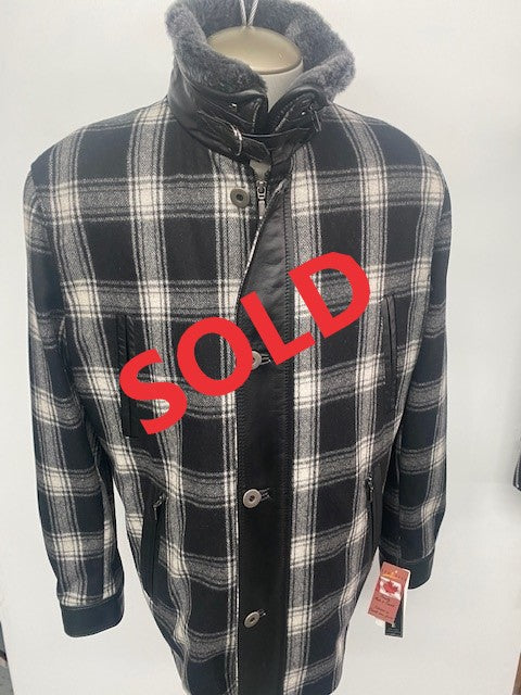 4892 Clearance - Men's 3/4 Wool Jacket - Size 42