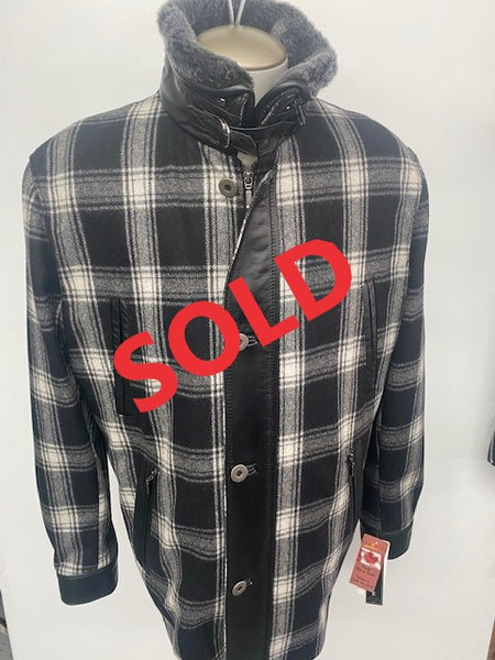 4892 Clearance - Men's 3/4 Wool Jacket - Size 42