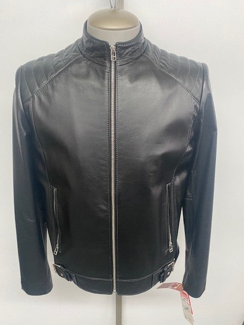 4893 Clearance - Men's Moto-Look Bomber Jacket