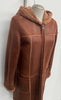 5947 Clearance - Cognac Snowtop Shearling w/Non-Detachable Hood - Size 12