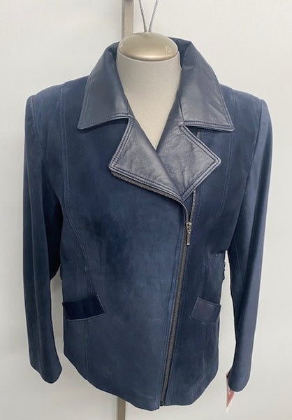 6016 Clearance - Ladies' Perfecto Style Bomber Jacket - Size 16