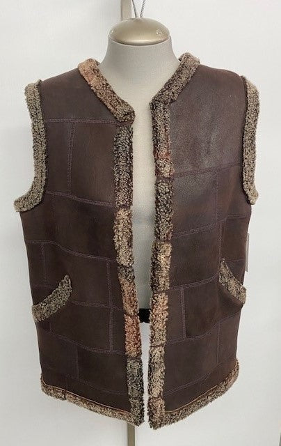 748 Clearance - Ladies' Sheepskin Vest - Size Medium