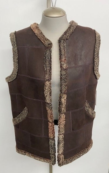 748 Clearance - Ladies' Sheepskin Vest - Size Medium