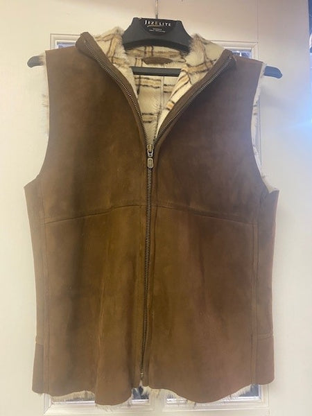 755 Clearance - Ladies' Sheepskin Vest - Sizes 8,10,12