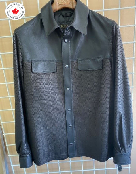 4789 Clearance - Mens Leather/Suede Overshirts