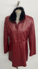 6067X Clearance - Ladies Car Coat with Detachable Fur Collar - Size 12
