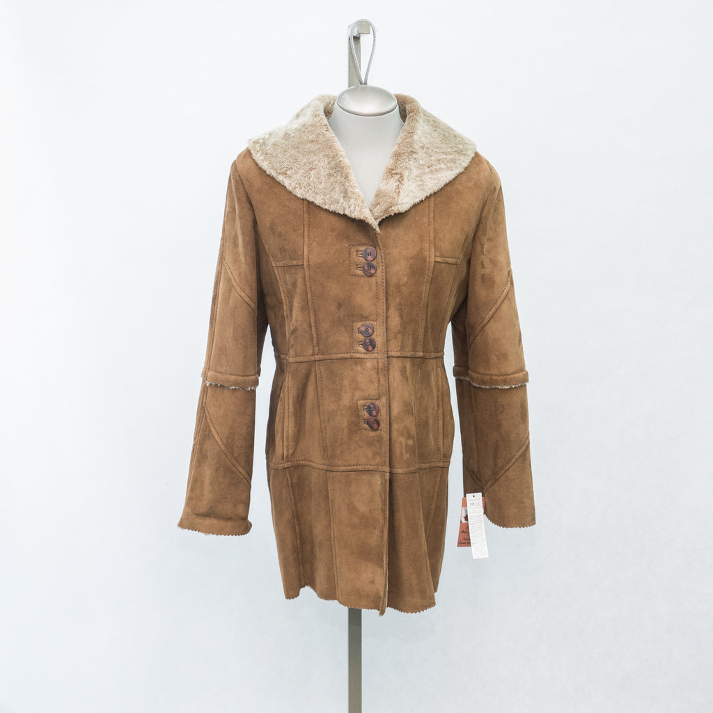 6019 Clearance - Toffee Glazed Shearling - Size 12