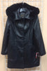6065 Ladies' Lambskin Parka with Detachable Fox Fur Hood