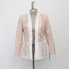 6088 Clearance - Ladies' Off-white Lamb with White/Beige Stripes - Size 10