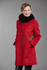 6103 Ladies' Wool Coat w/Optional Fox Fur Band