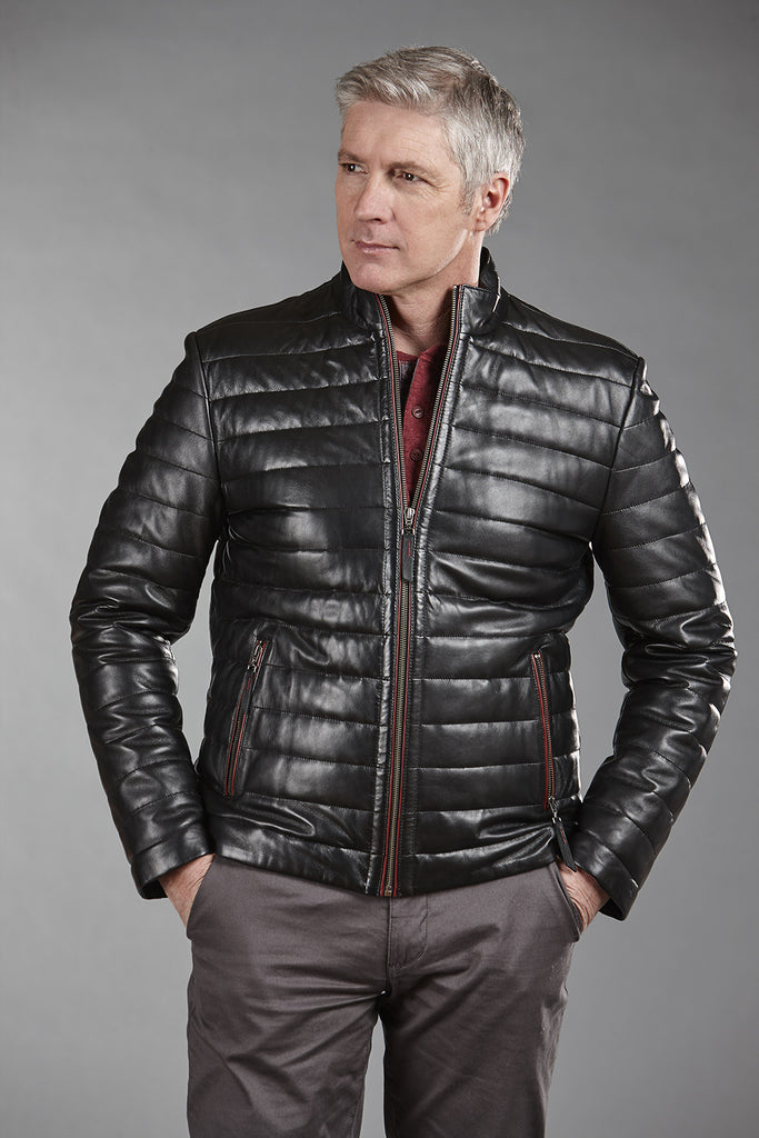 8153 Clearance - Men's Quilted Bomber jacket